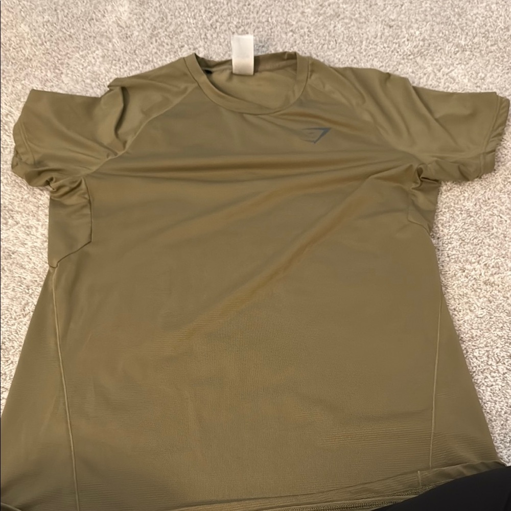 Men’s Olive Green Athletic T-Shirt